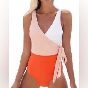 NWT Cupshe Orange One Piece
